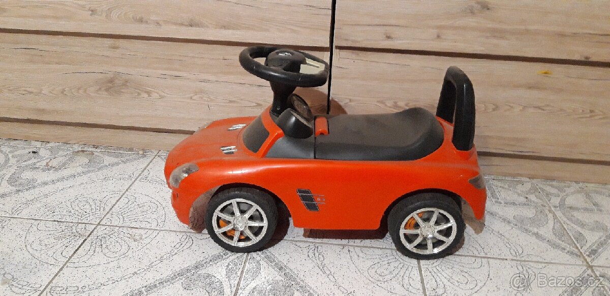 Dětské kolo,odstrkovadlo,auto mercedes - 8