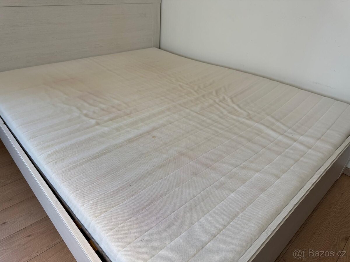Manželská postel s matrací - 8