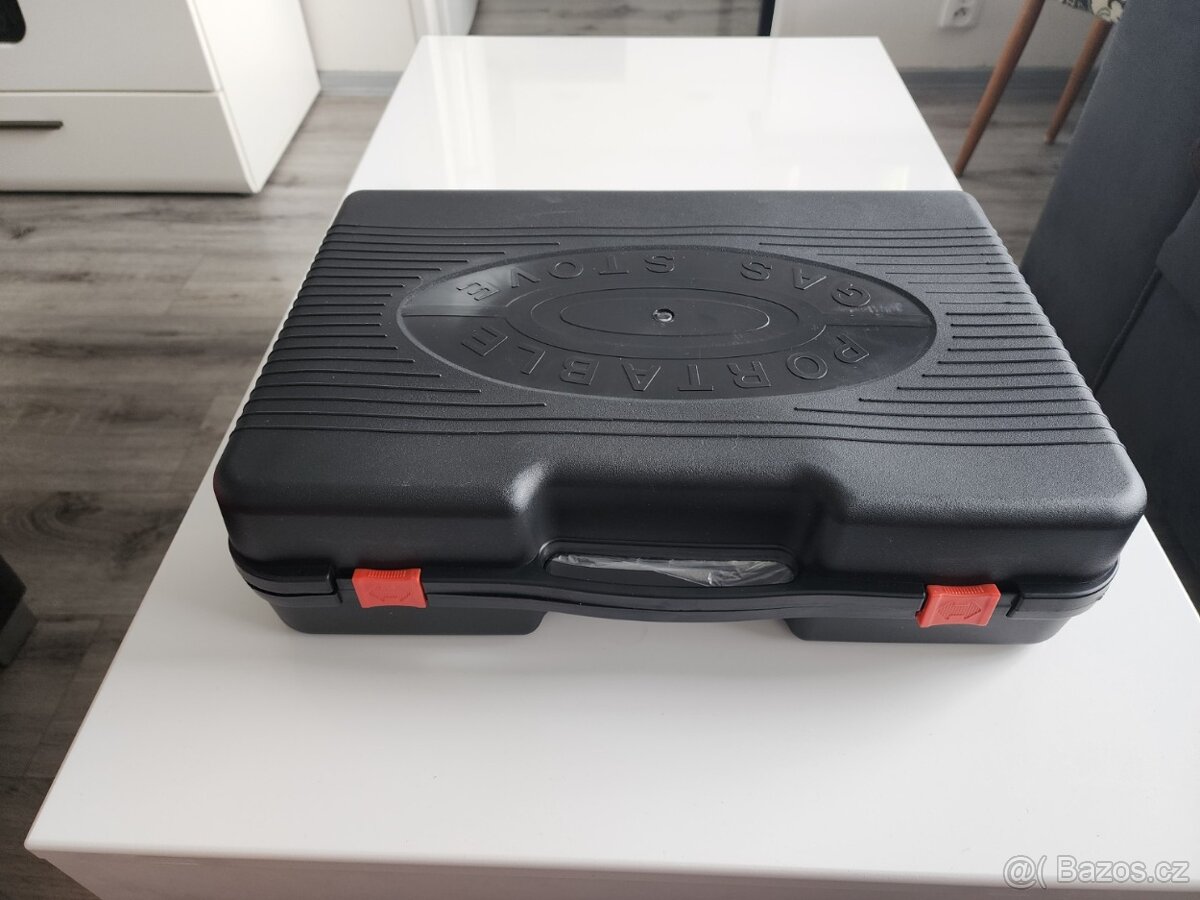 Přenosný plynový gril v kufříku – nový - 8