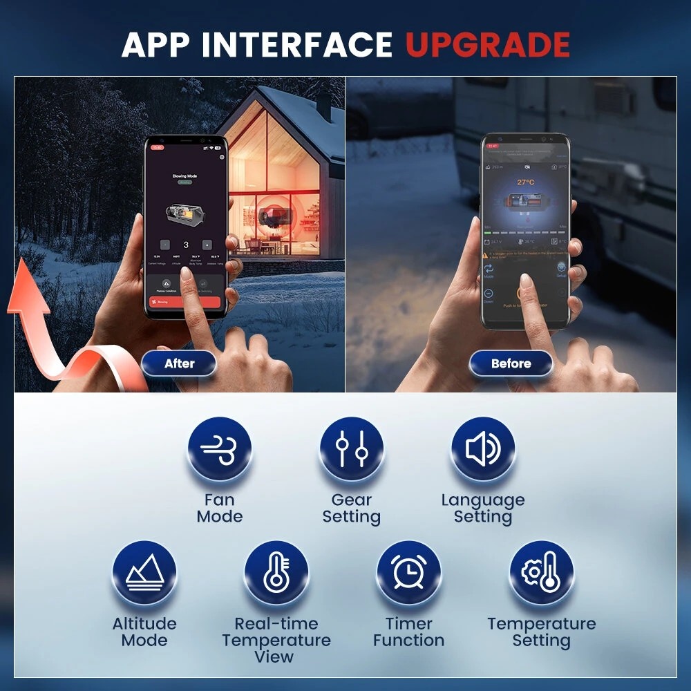 Bufík Naftové topení 8KW LCD, DO, BT + servis a díly - 8