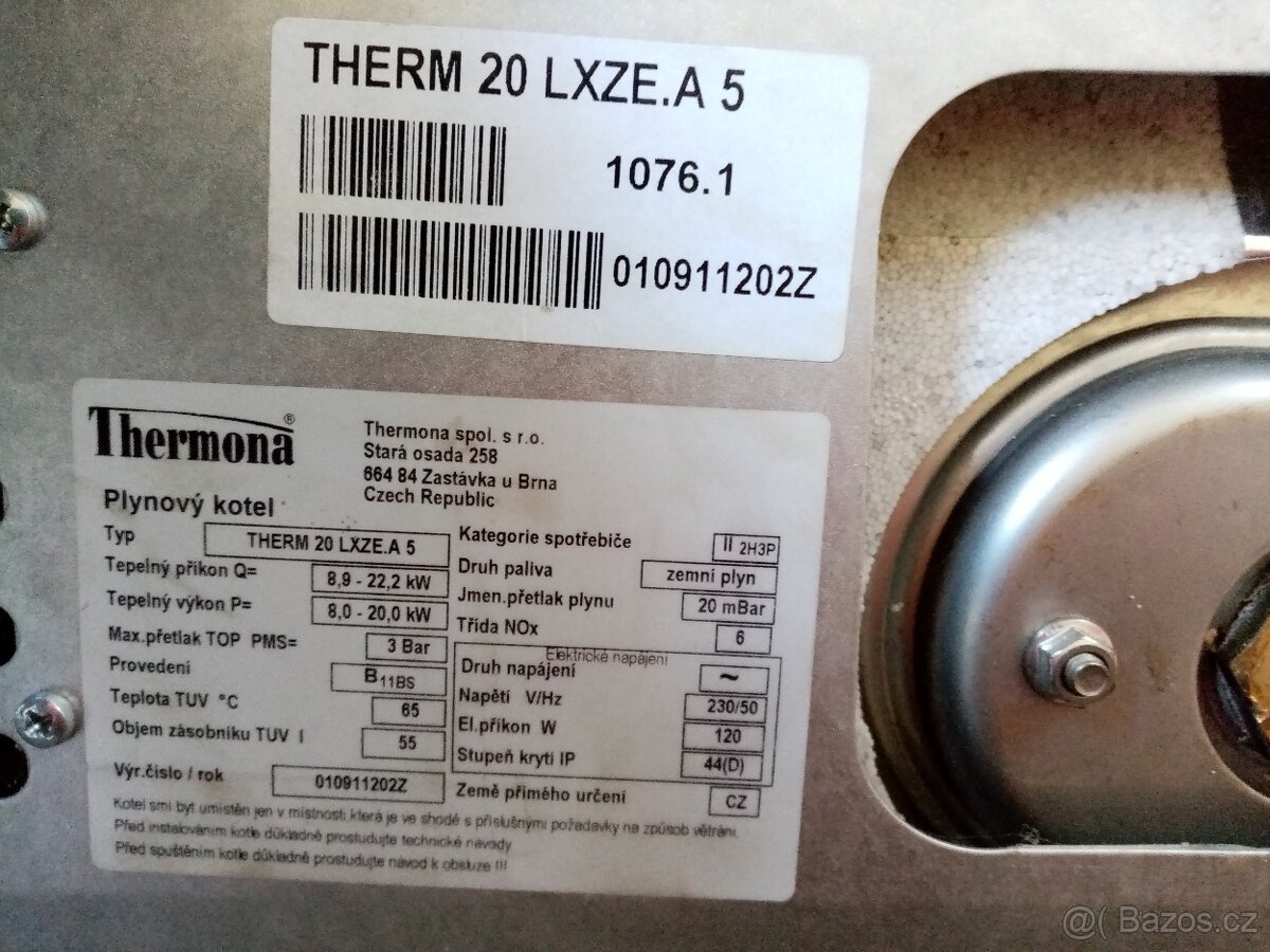 Thermona THERM 20 LXZE.A 5, Thermona THERM 20 CXE.AA - 8