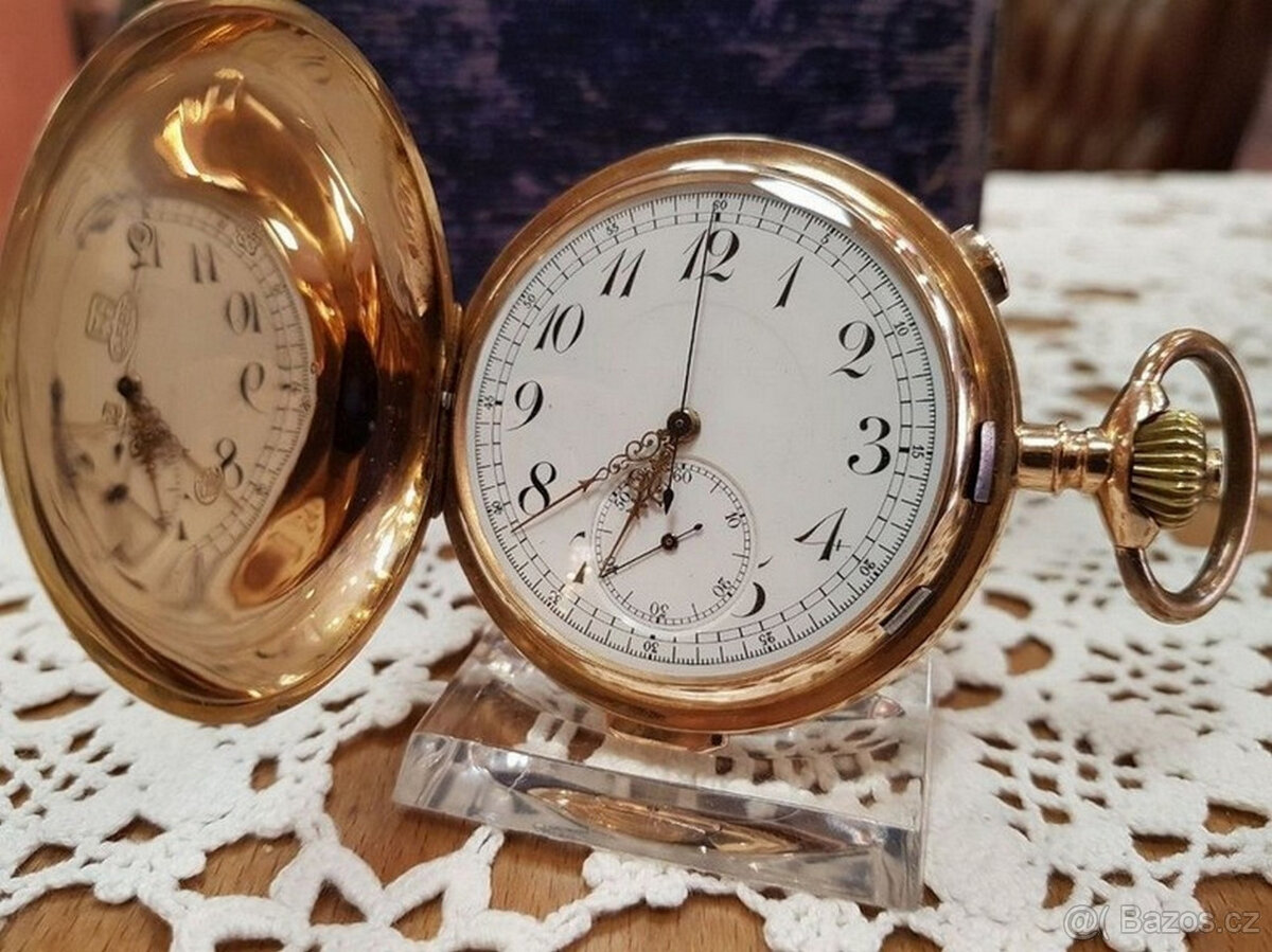 Le Phare, kapesní hodinky s minutovým opakovačem a chronogra - 8