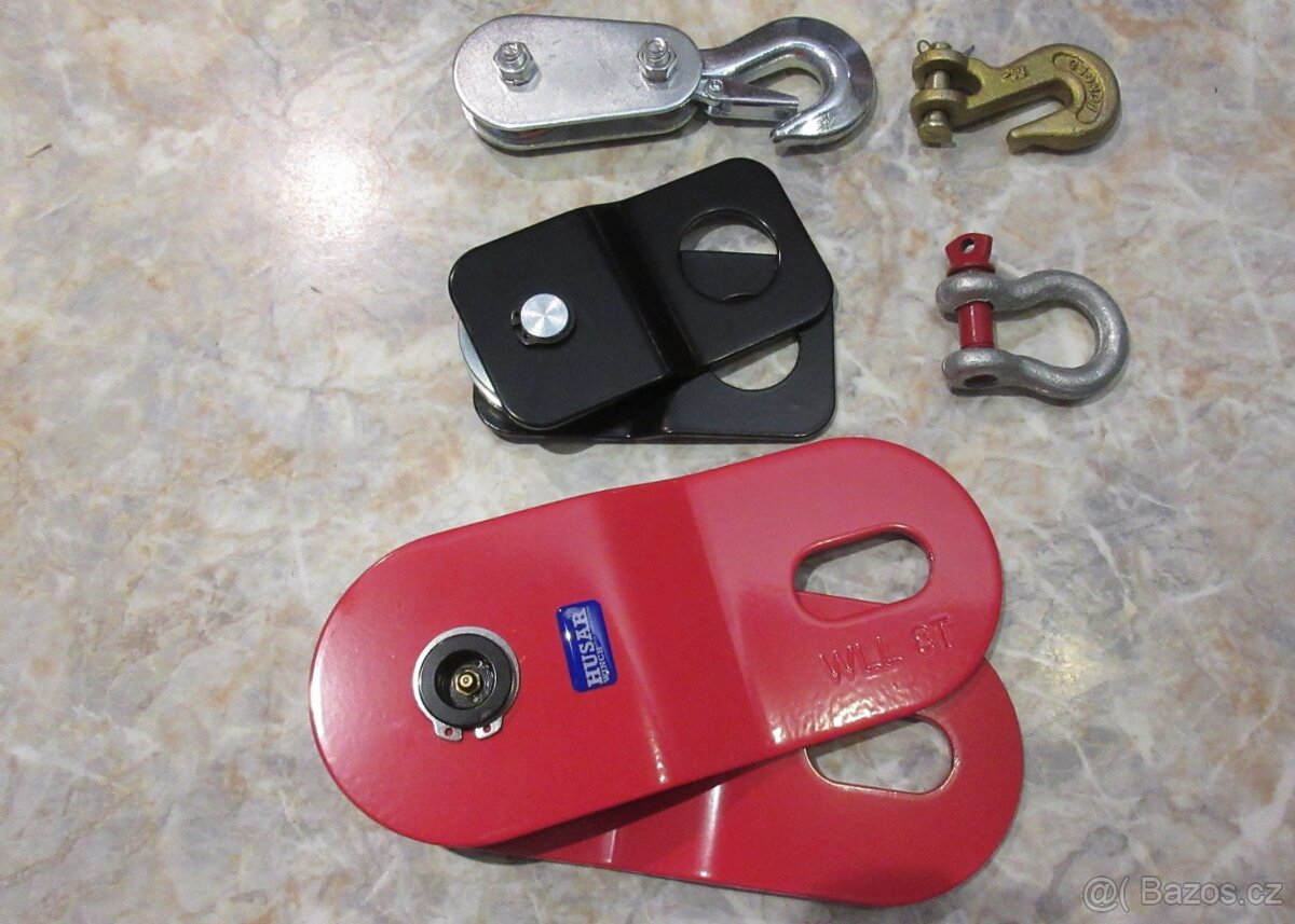 Kladka 2T,4T a 8T a lesnický hák pro těžbu dřeva - 8