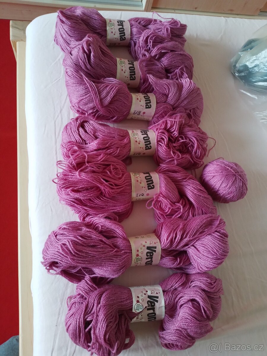 kruh na vyšívání,vlna,jehlice - 8