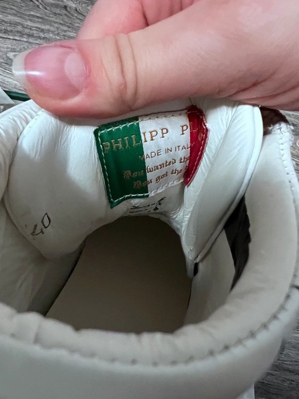 Luxusní kožené boty zn. Philipp Plein vel 40 - 8