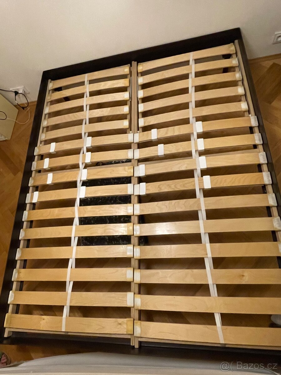 Kovová manželská posteľ - 160x200 - 8