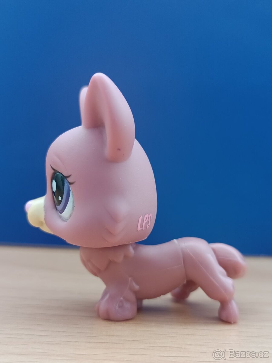 ☘️ LPS pejsek Corgi + růžová kočička + brýle ☘️ - 8
