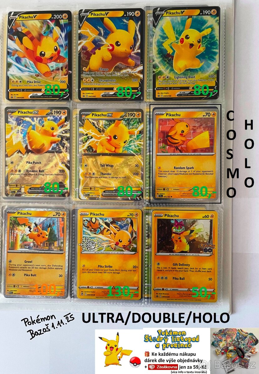 KUSOVÉ KARTY TCG POKÉMON (ORIGINÁL KARTY) (3) - 8