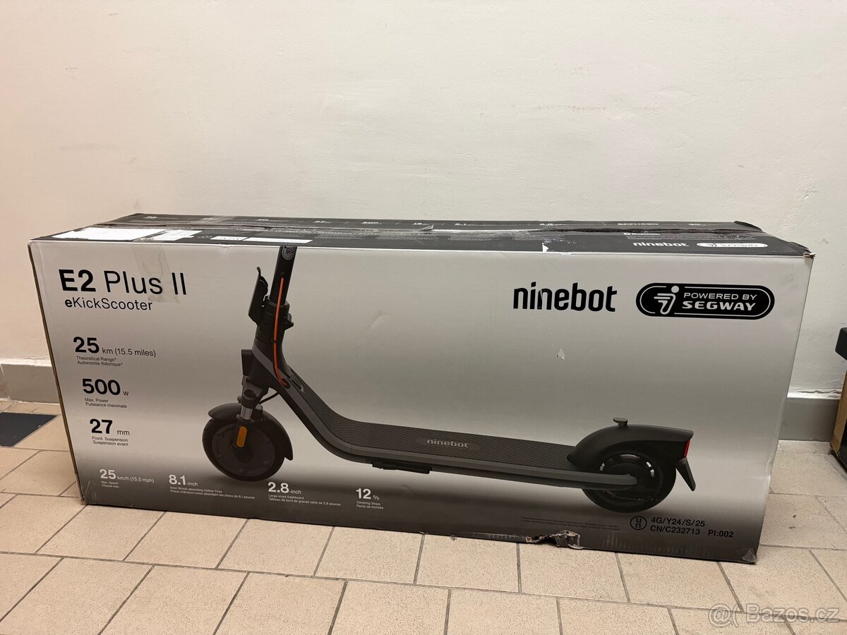 Elektrokoloběžka Segway E2 Plus 500W– Nepoužitá - 8