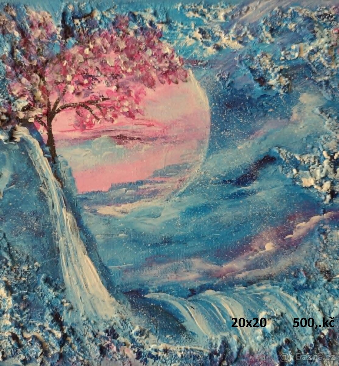 Ručně malované obrazy,akryl na plátně - 8