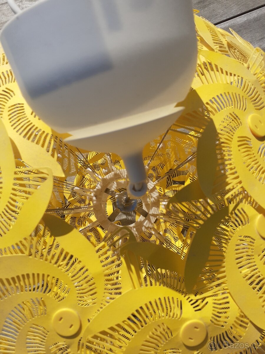 IKEA Žlutý květinový lustr Grimsas - 8