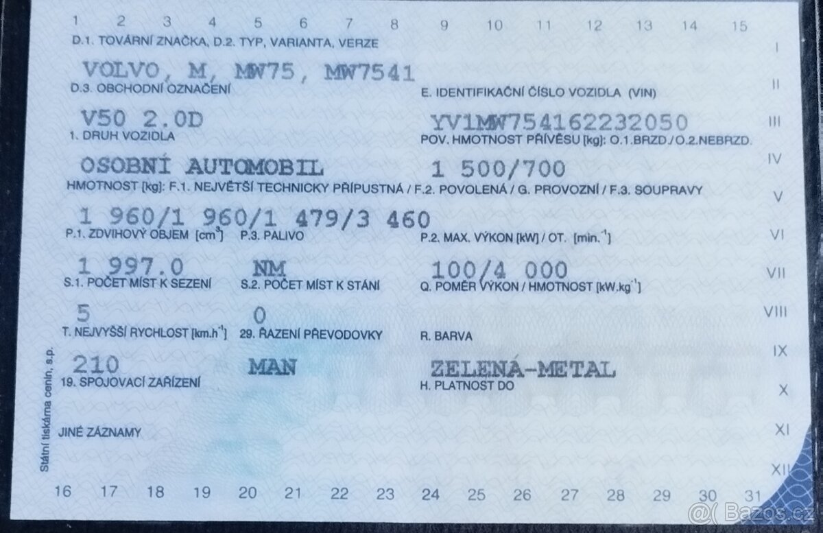 Prodám Volvo V50 - 8