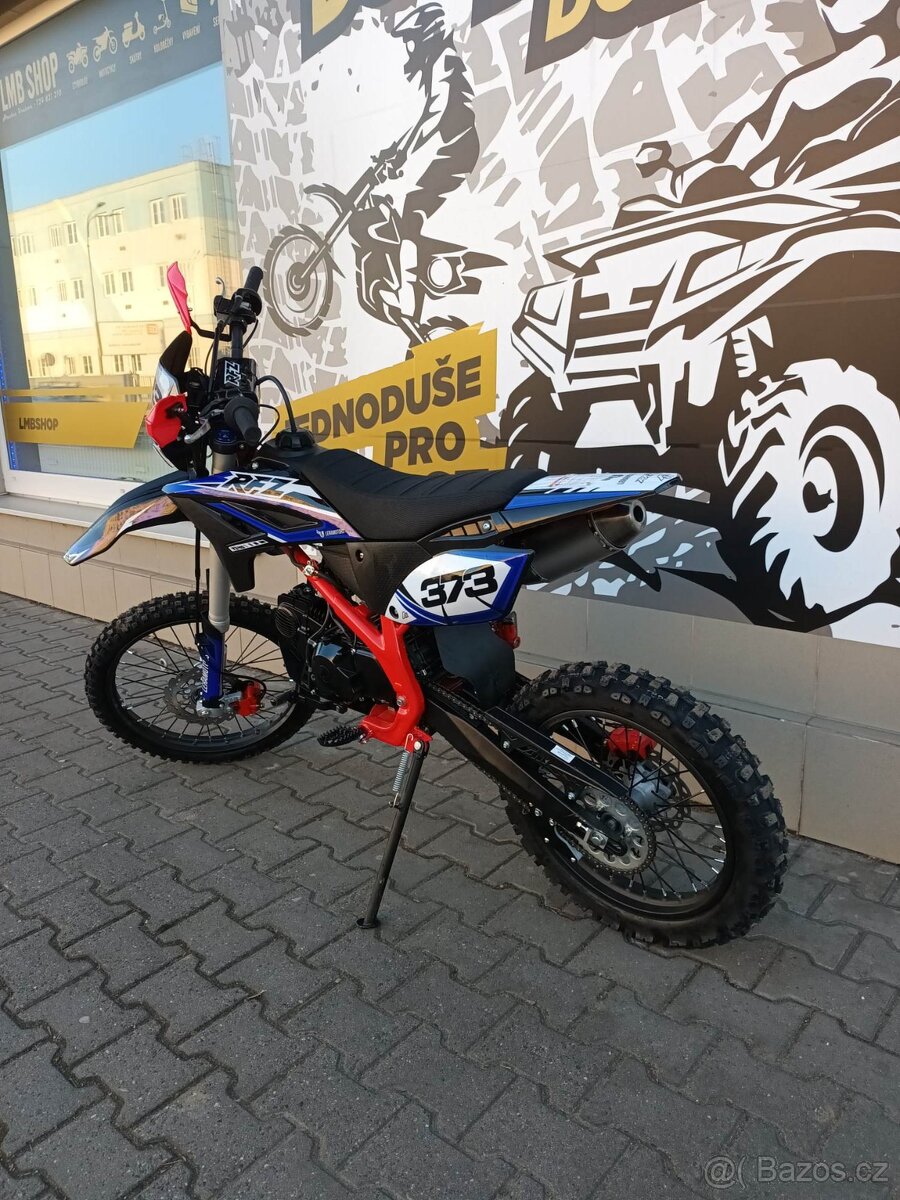 Pitbike Thunder 140cc 19x16 E-start červená - 8