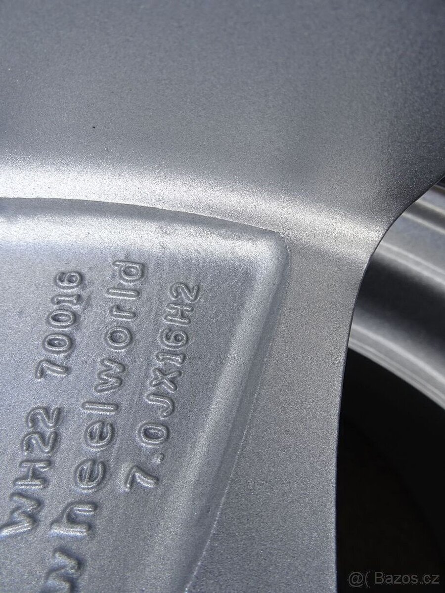 Alu disky na VW, Škoda 16", 5x112, ET 38, šířka 7J - 8