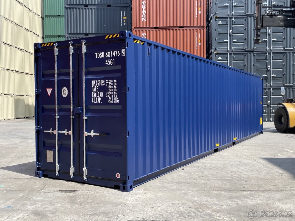 Nový lodní kontejner rv 2024 one way dv 20“ HC 40" - 8