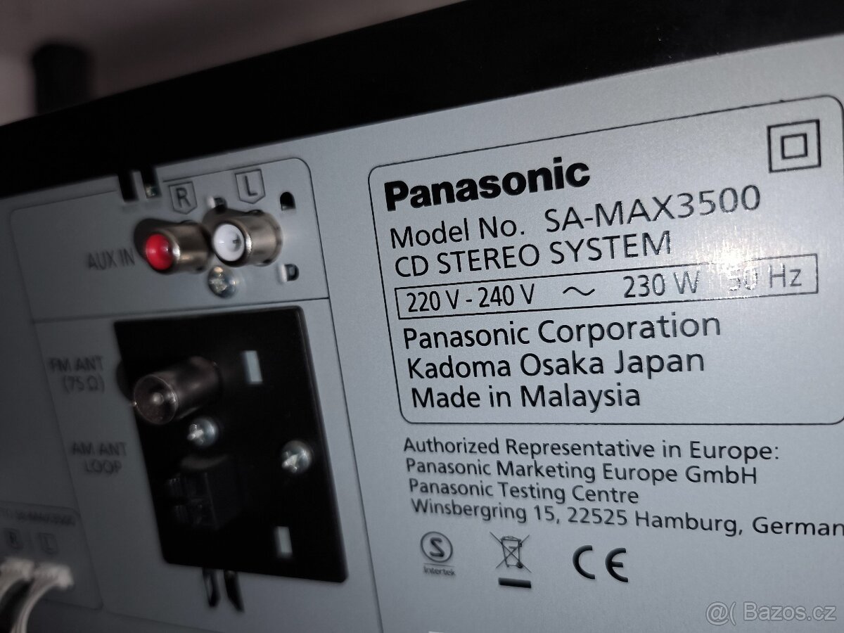Věž Panasonic SA - MAX 3500 - 8