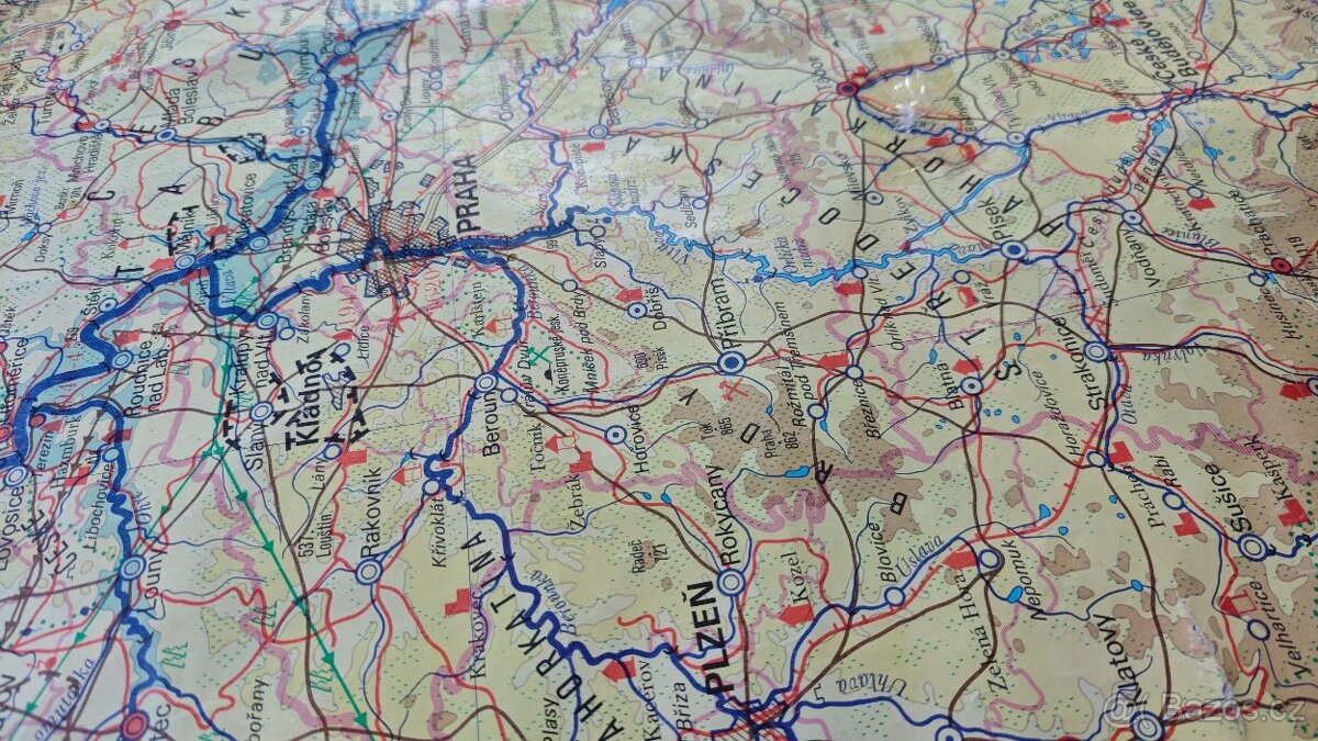 Mapa České socialistické republiky - 8