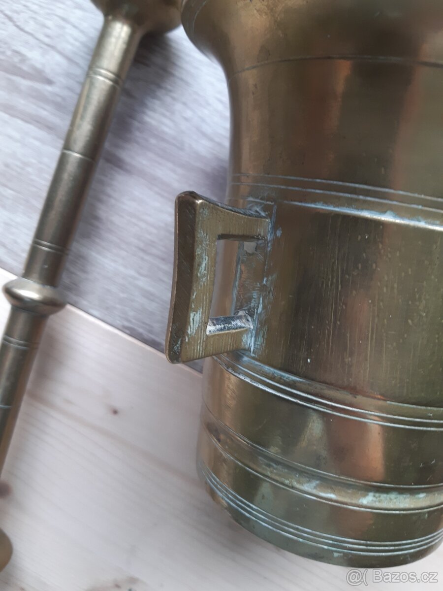 Mosazné hmoždířé s tloukem - 8