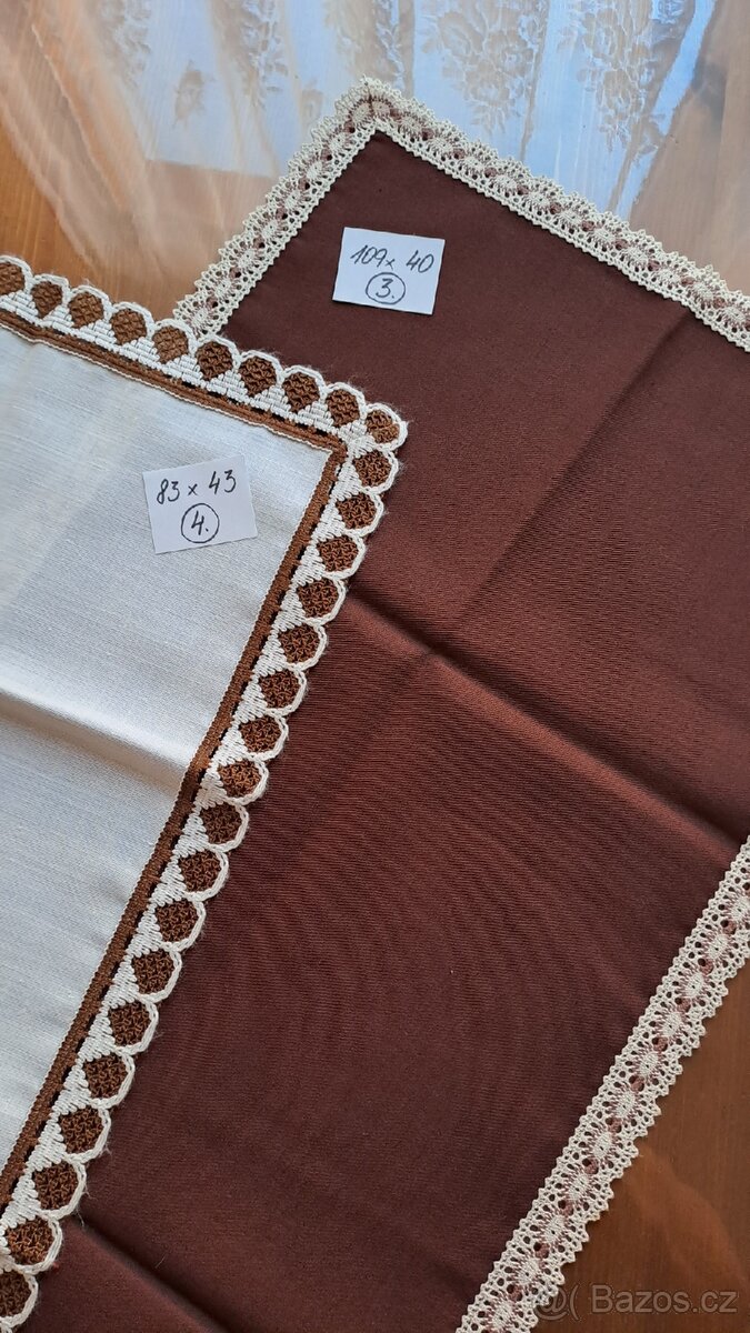 Retro ubrusy, lněné ubrousky, vánoční utěrky... - 8