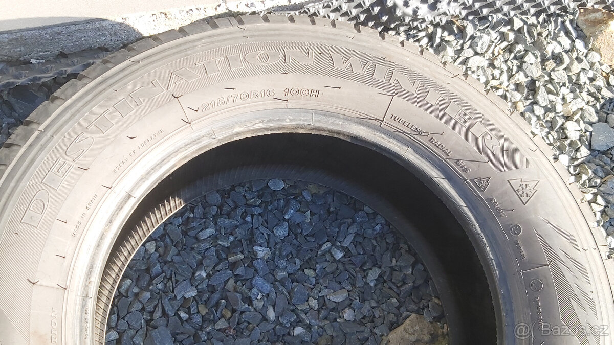 215/70R16 100H DESTINATION WINTER Firestone 3 kusy - 8