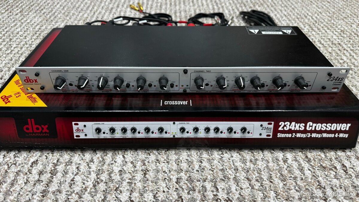 Crossover DBX234X aktivní profesionální vyhybka - 8