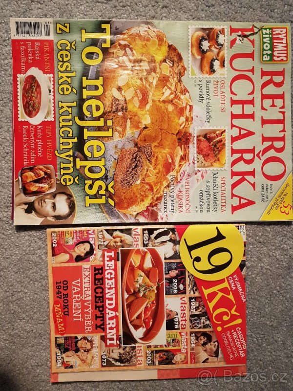 Brožované kuchařky 35 ks, i jednotlivě - 8