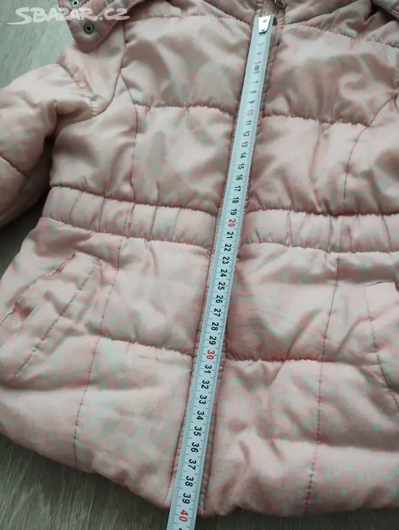 Dívčí zimní bunda (vel. 110 + 116), dvojčata - 8
