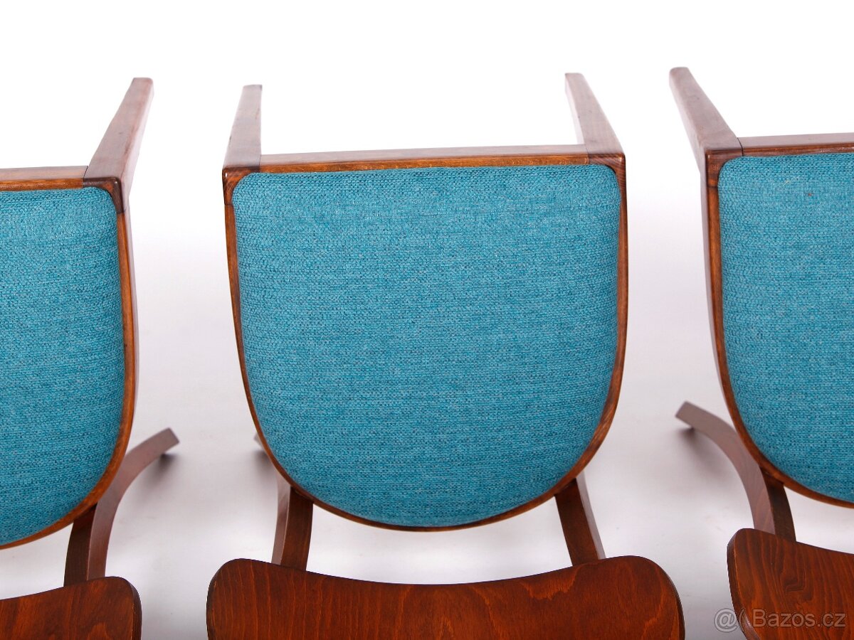 Přečalouněné jídelní židle TON, 4 kusy. - 8