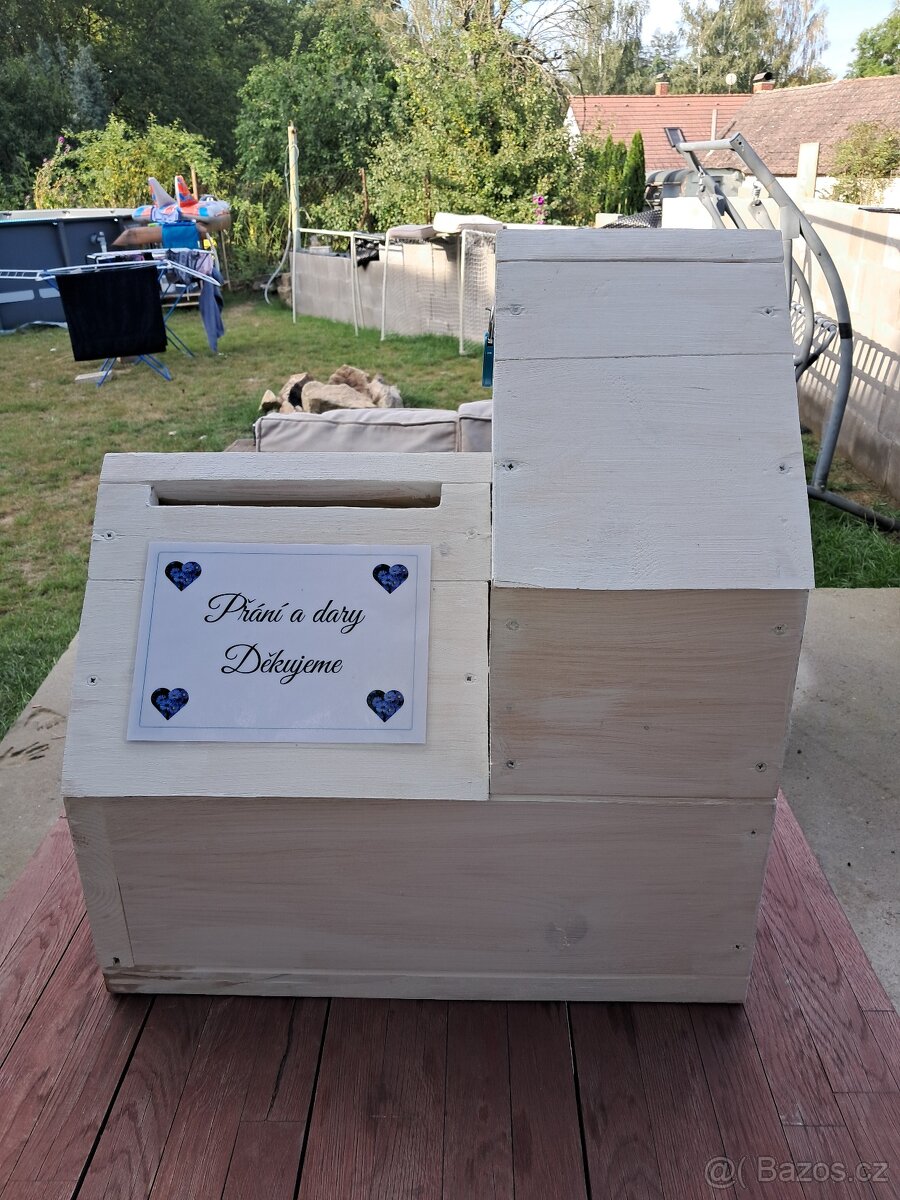 Svatební výzdoba a doplňky v modré a přírodní - 8