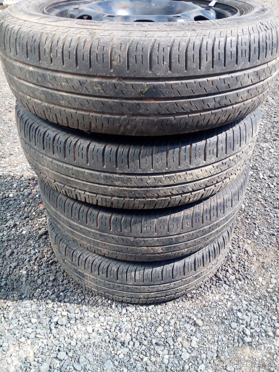 Sada kol 5x100, ET 35 vč. pneu Barum 165/70 R 14 - 8