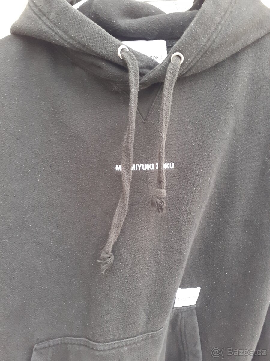 Vintage MKI Miyuki Zoku mikina černá s kapucí unisex - 8