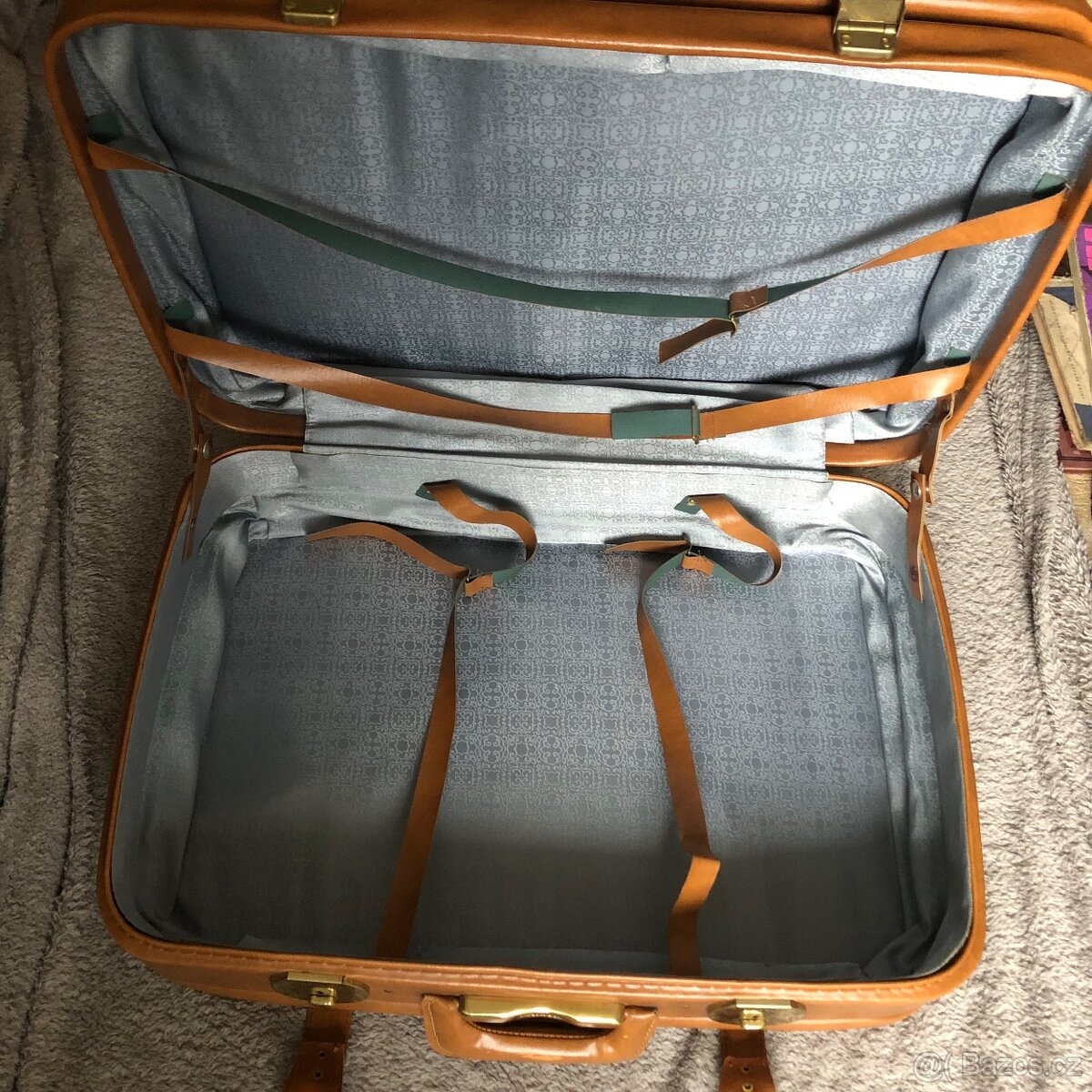 Starý cestovní kufr Kazeto - 8