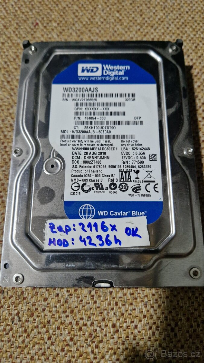 Pevné disky do PC a NTB + redukce, atd.. - 8