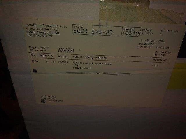 Ochrana proti zpětnému toku Viega Grudfix DN 100 - 8