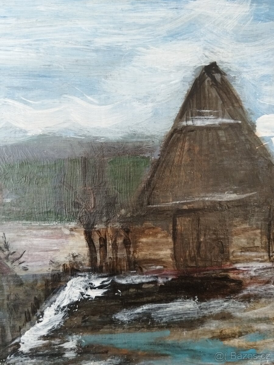 obraz JARNÍ TÁNÍ, olej, sign. František EMLER - 8