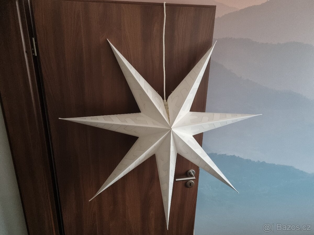Vánoční hvězda IKEA STRALA, včetně LED žárovky - 8