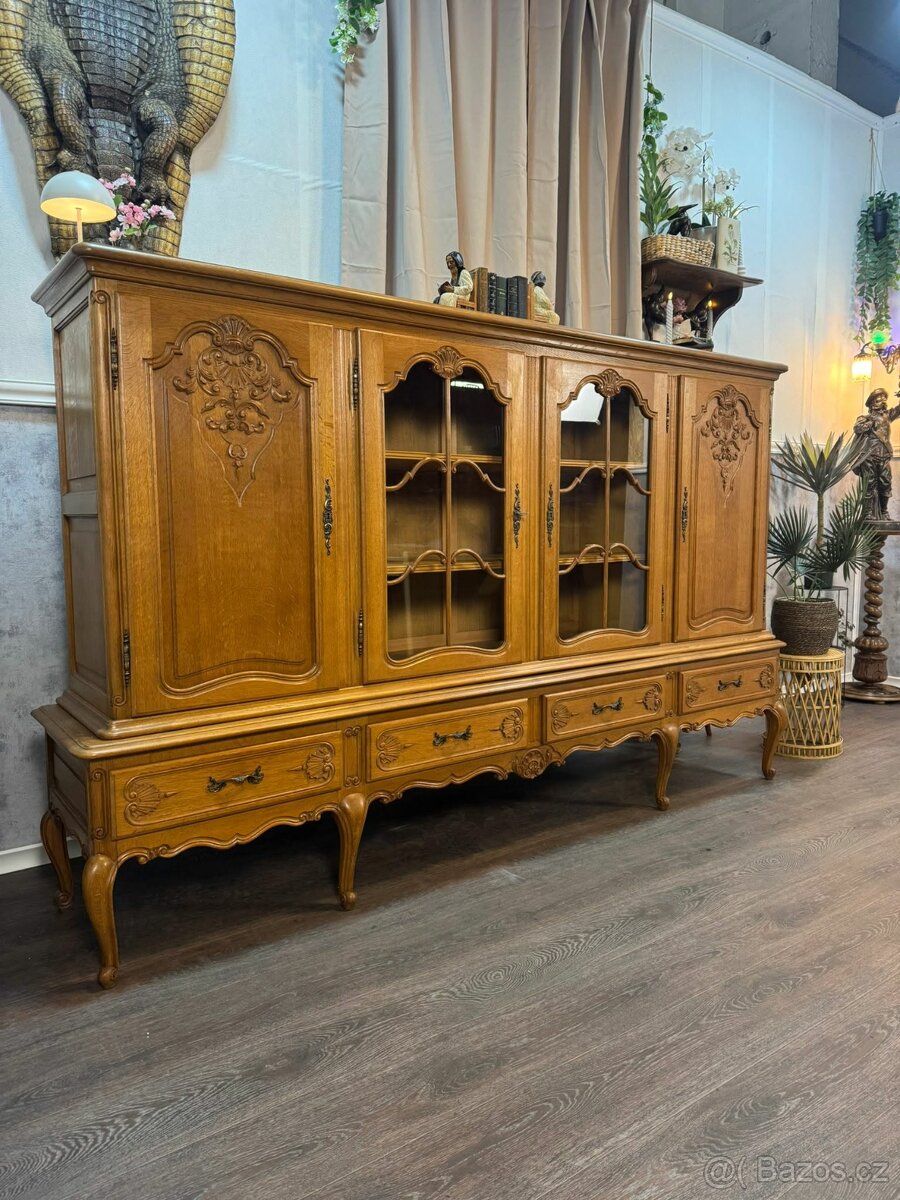 Starožitná komoda / vitrína (139017) - 8