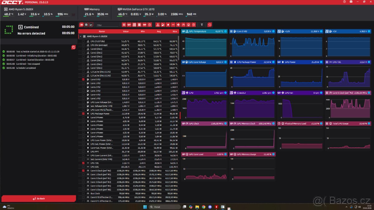 PC 2600x/ 1070 / 16GB - 8