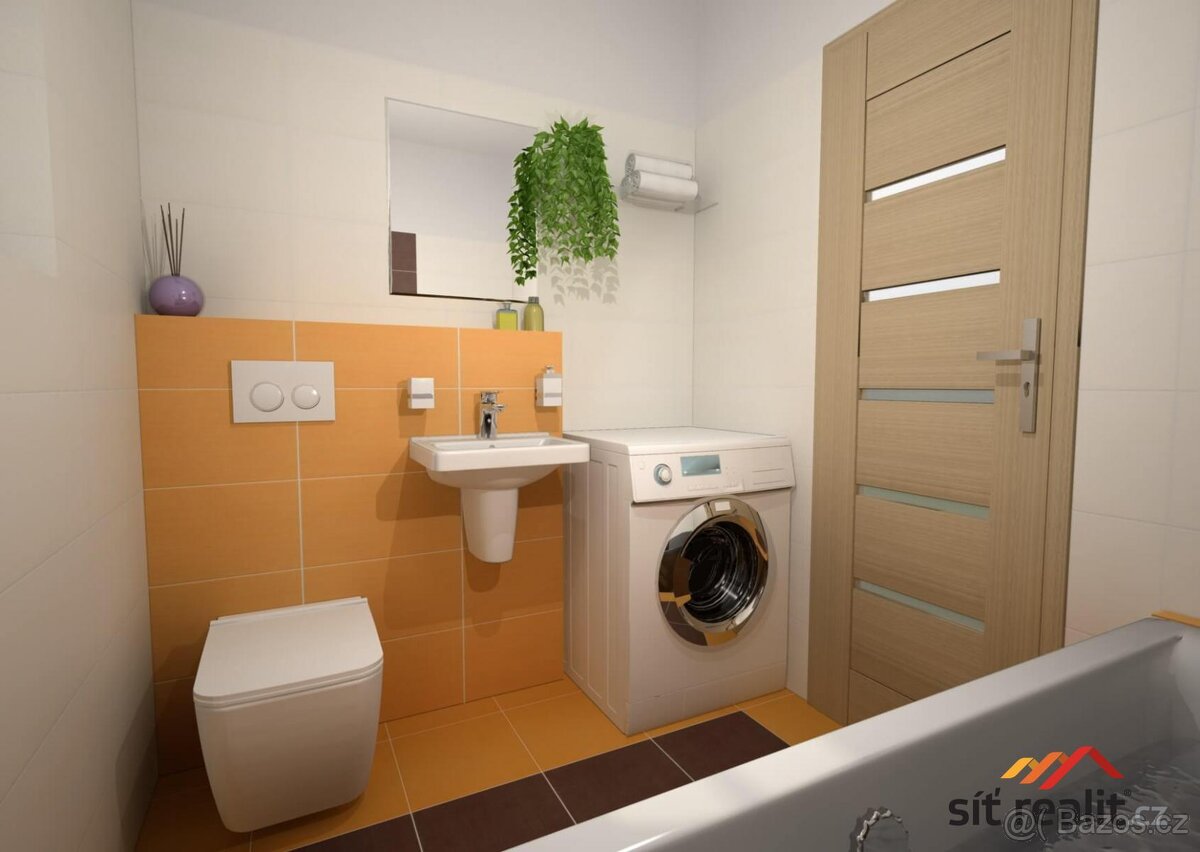 Novostavba byt 4+kk, 104m2, 2x balkon, 2x koupelna s WC, Pra - 8