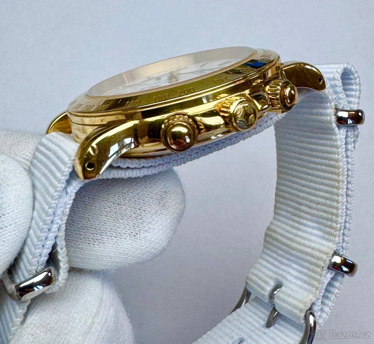 18K ZLATÉ PÁNSKÉ HODINKY ZENITH EL PRIMERO S ETUI - 8