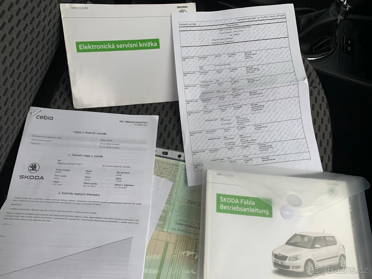 Škoda Fabia II combi 1.2TSI(BENZÍN),r.v.12/2013,pěkný stav - 8