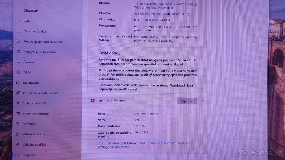 Prodám šestijádrový počítač s AMD FX-6300 - 8