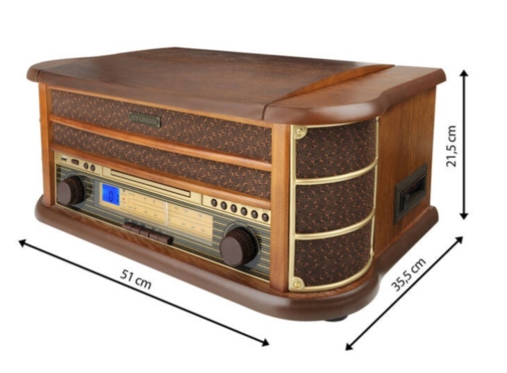 Retro gramofon Hyundai RTCC 513 RIP - 8