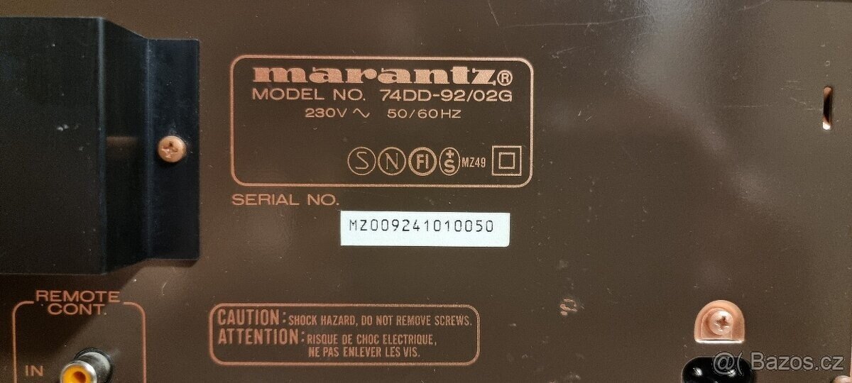 MARANTZ DD-92 GOLD + MARANTZ RC-82DD - 8
