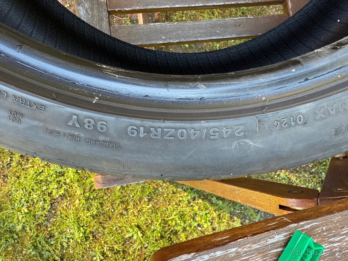 Prodám 4x letni sadu 245/40 R19 - 8