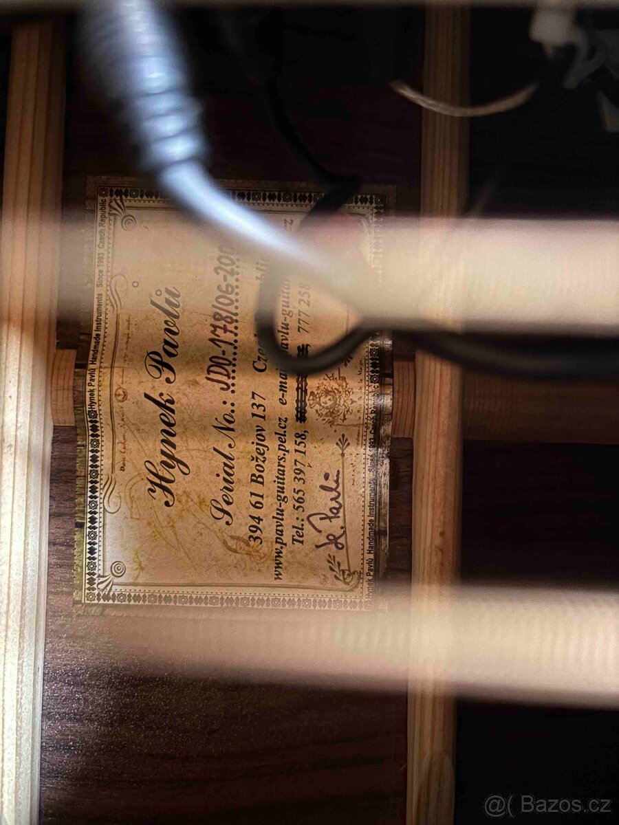 Kytara Pavlů celo masiv Cedr - 8