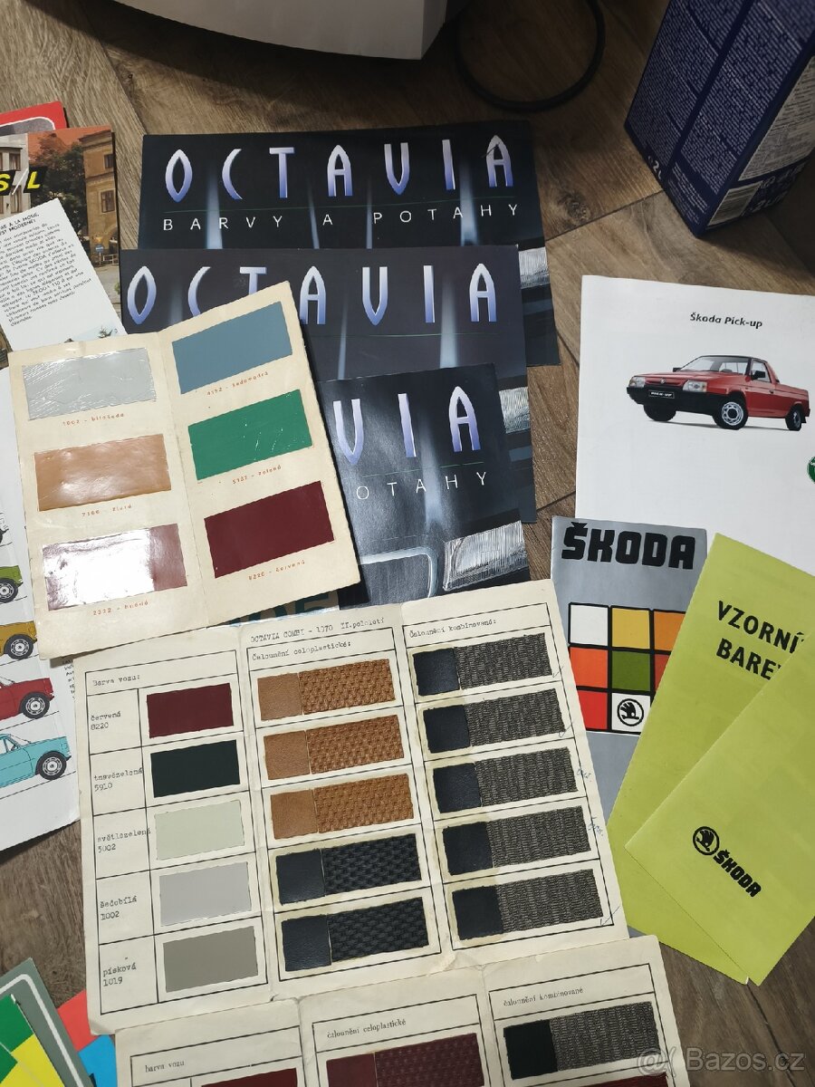 Vzorníky barev a čalounění originál - 8