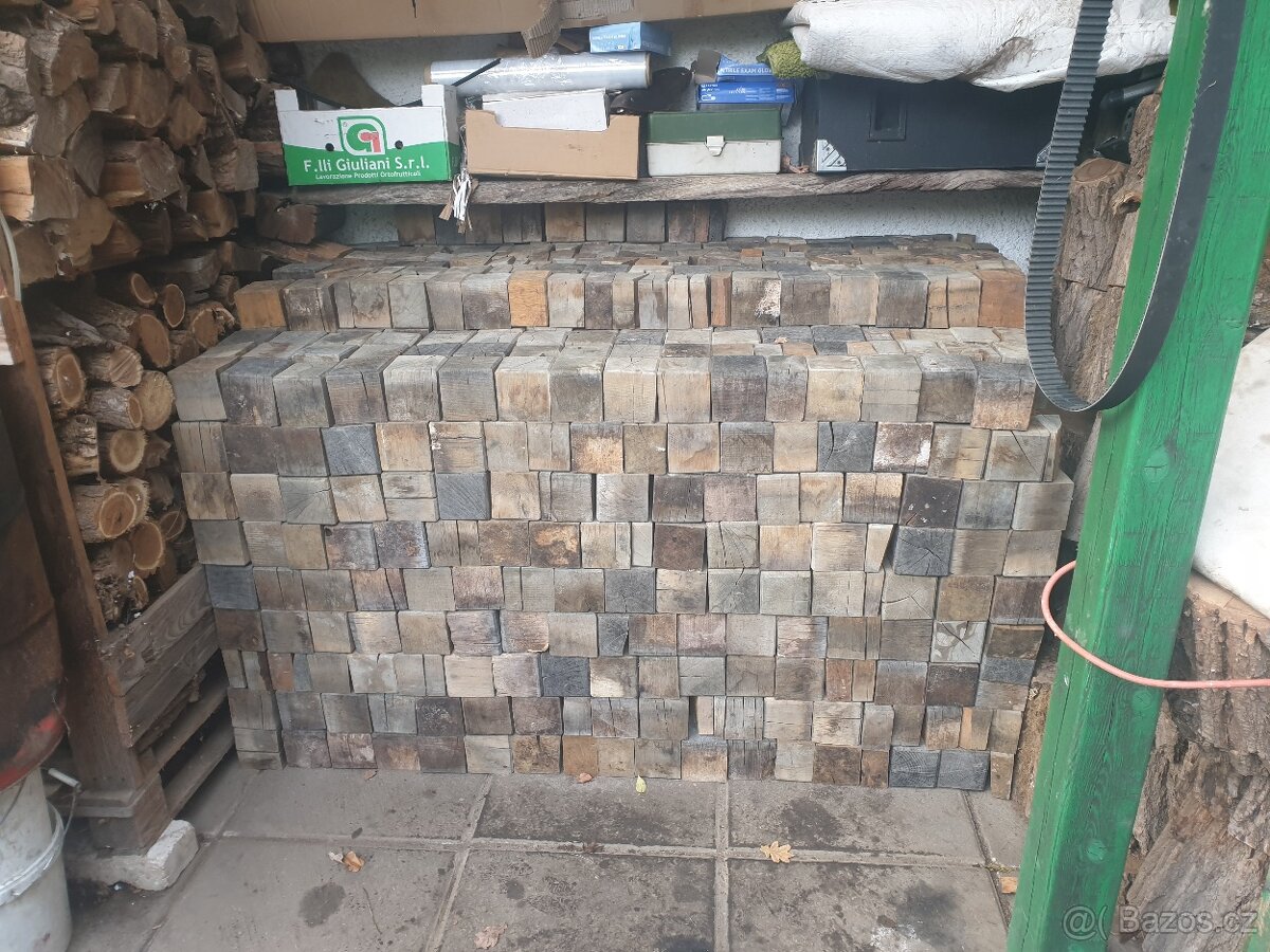 Špalíková dlažba dub 10x10x10 - 8