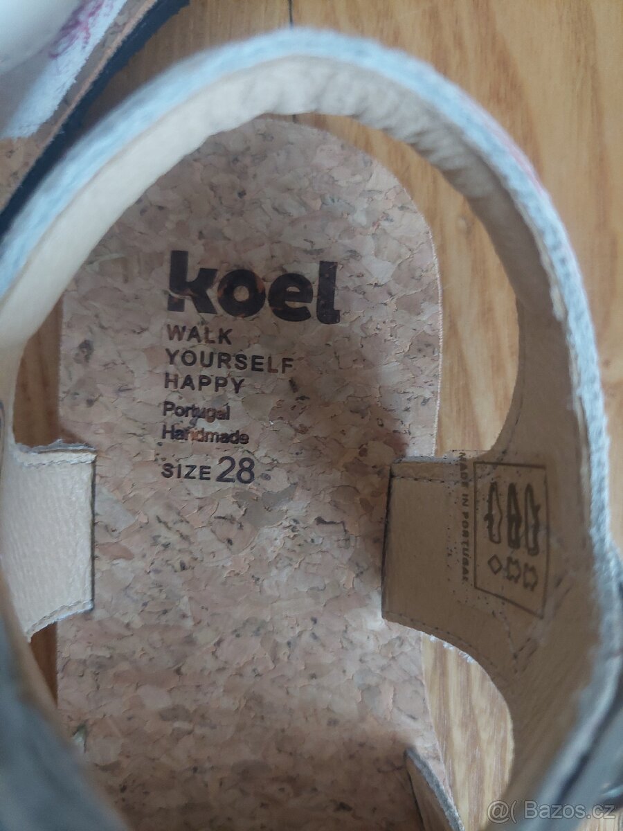 Dívčí barefoot kožené sandálky Koel Ashley vel. 28 - 8