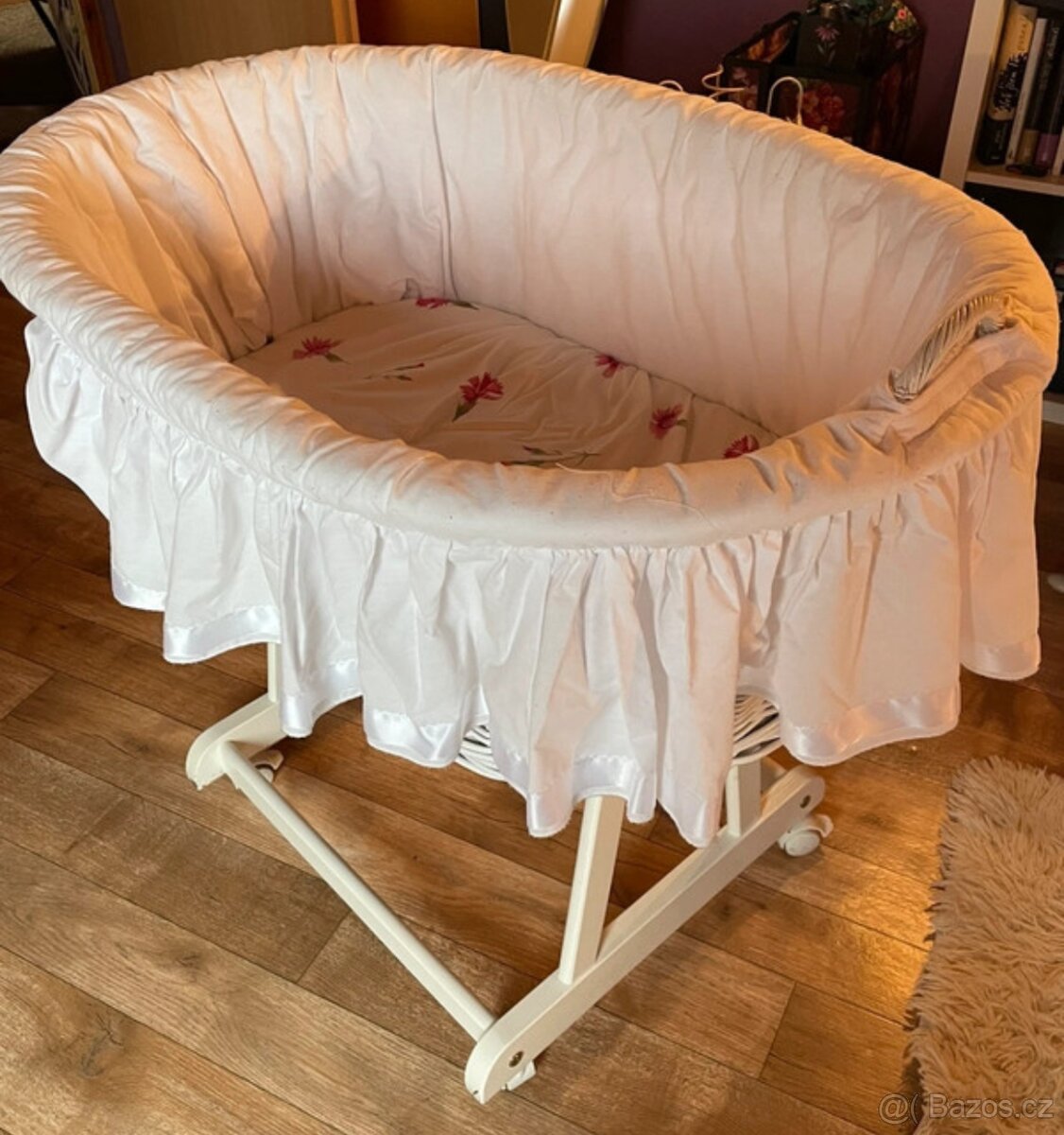 Proutěná postýlka - košík na spaní - 8